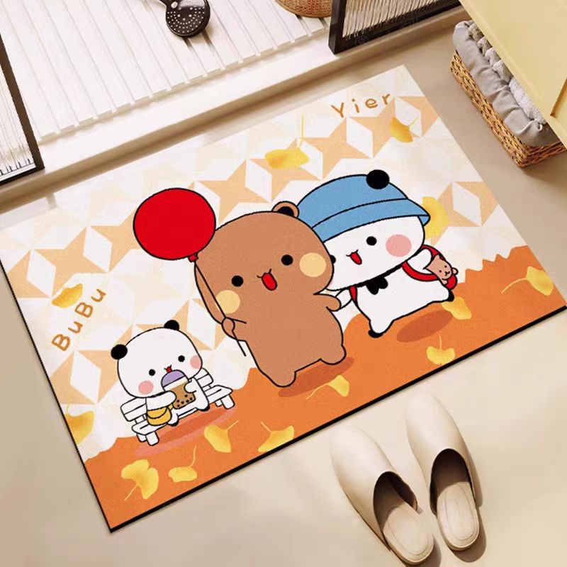 Cartoon Character Absorbent Floor Mat