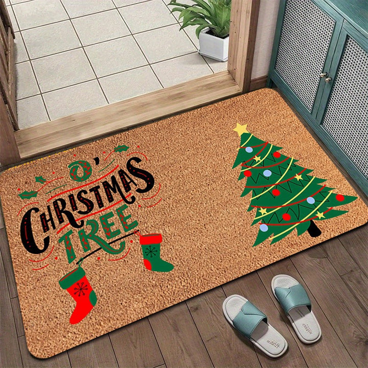 Festive Holiday Door Mat Kalsten