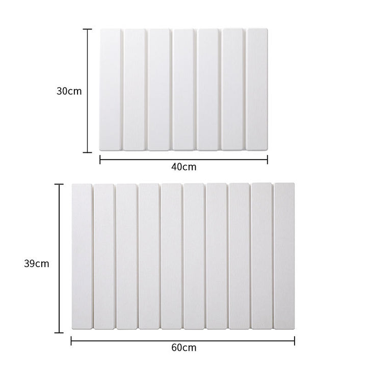 Decorative Marble Striped Kitchen Drying Mat