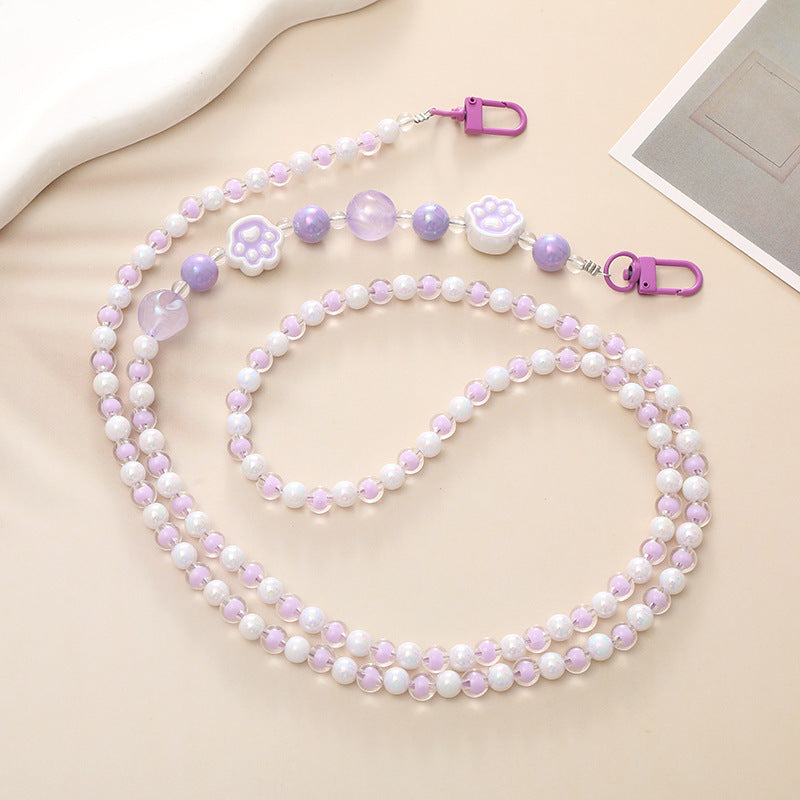 Elegant Pearl and Chain Necklace Kalsten