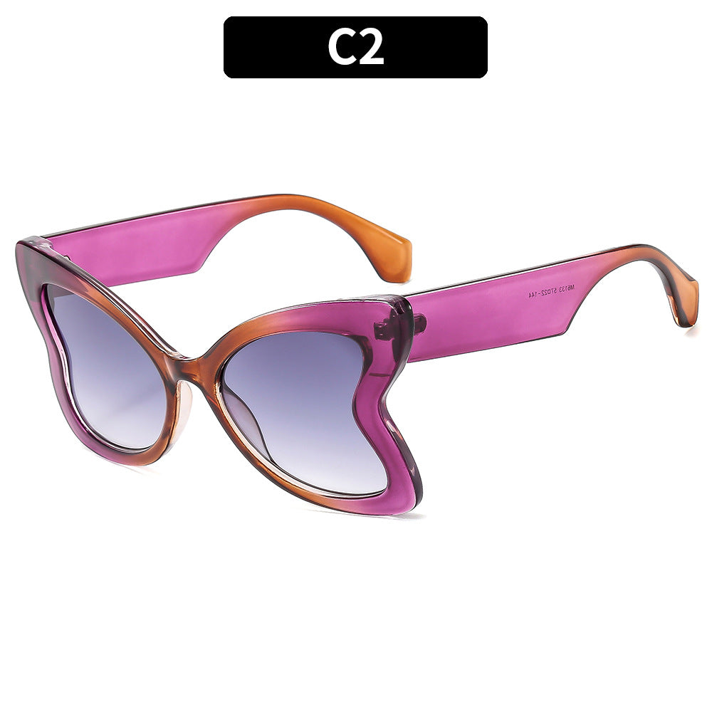 Butterfly Cat-Eye Sunglasses