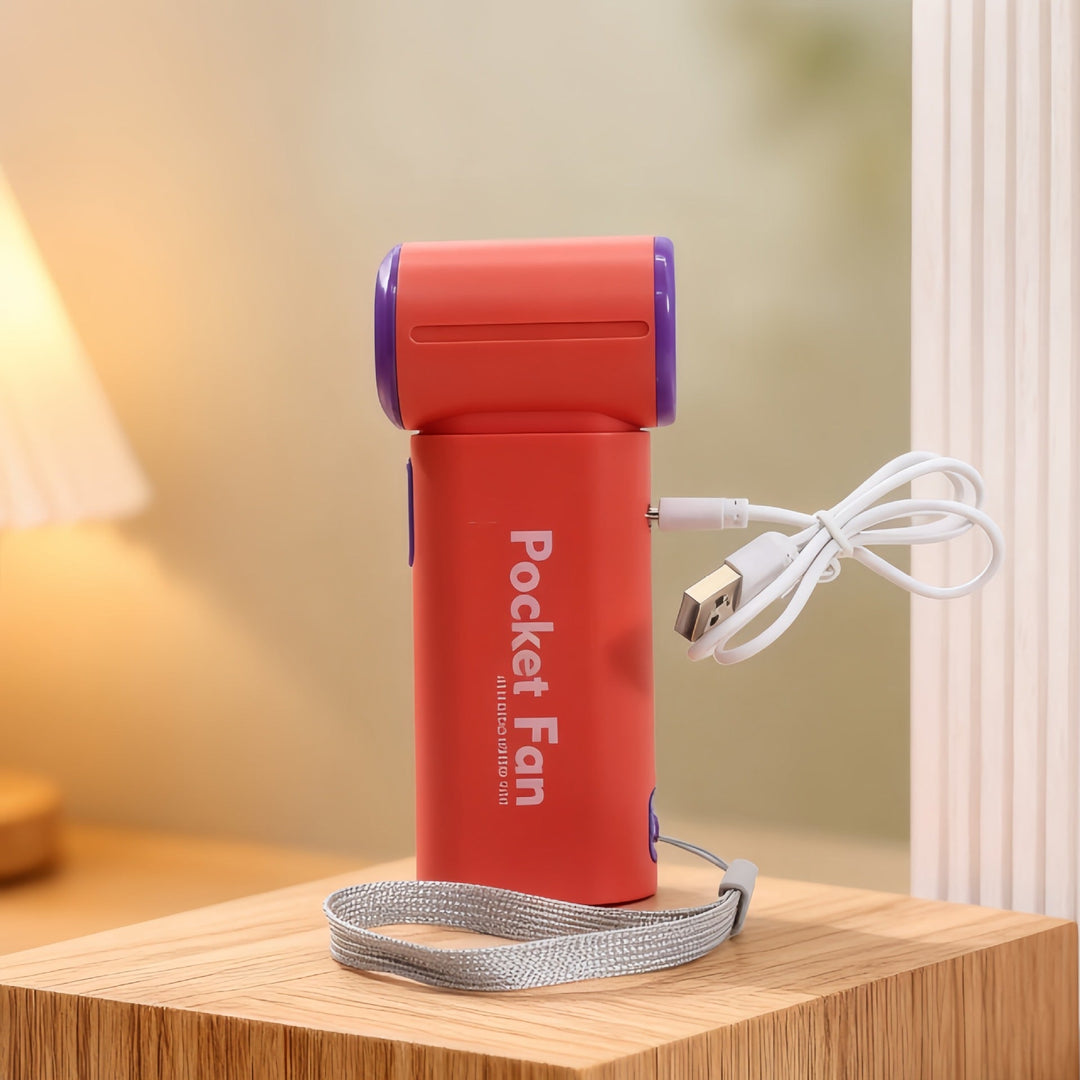 Ladies Portable Mini Fan with USB Charging Function and Lightweight Design Kalsten