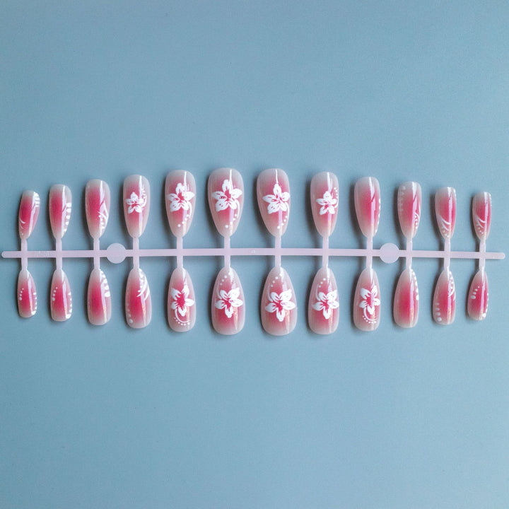 Premium Floral Gel Nail Art