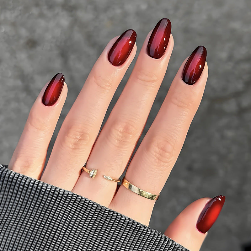 Acrylic nail set with glamorous gradient Kalsten