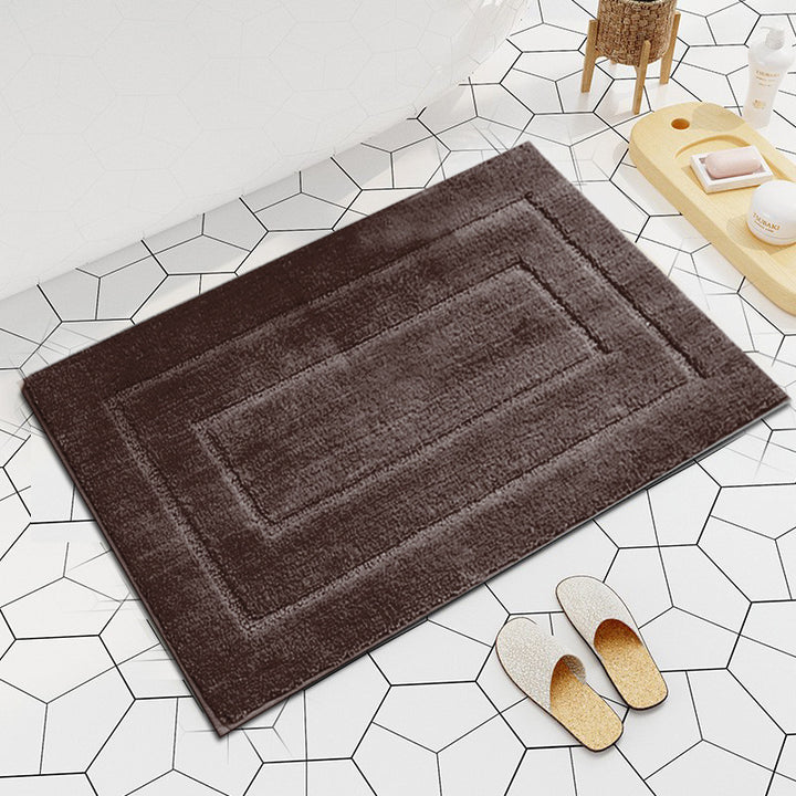 Plush Rectangular Bath Mat Set Kalsten