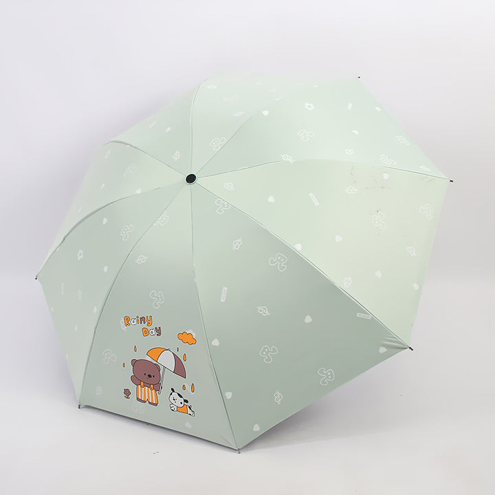 Women’s Folding Umbrella with Playful Animal Design Kalsten