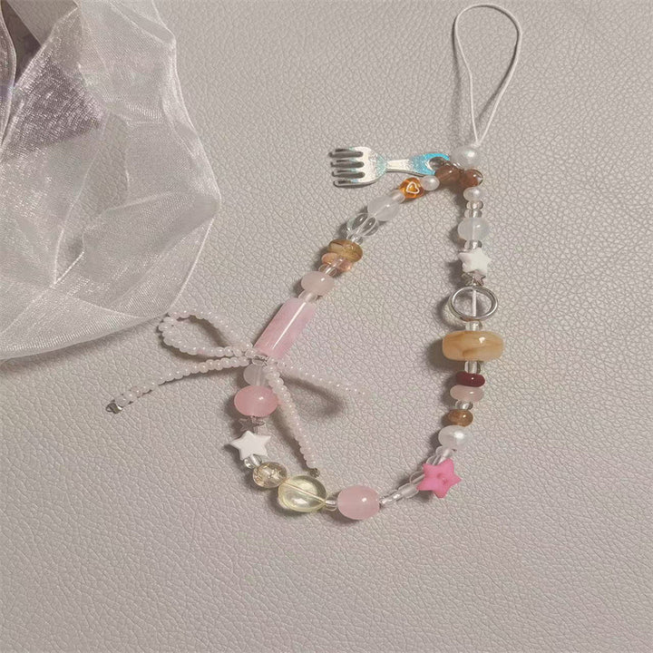 Artistic Beaded Charm Phone Strap Kalsten