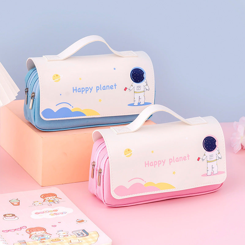 Stylish Astronaut-themed Pencil Case Kalsten