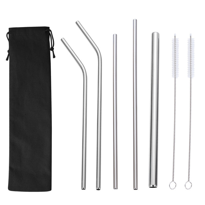 Stainless Steel Straw Set with Cleaning Brushes Kalsten