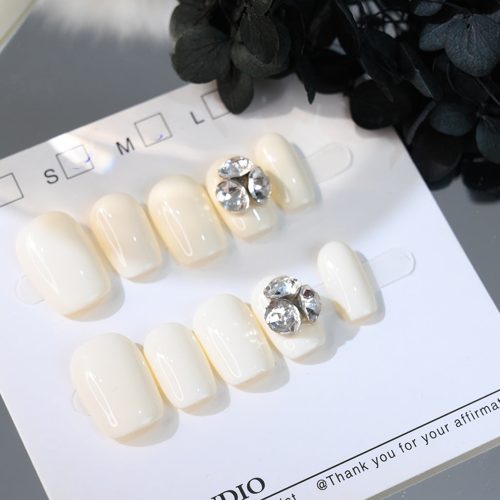 Decorative Rhinestone Press-On Nail Set Kalsten