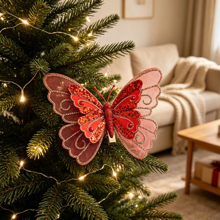 Decorative butterfly pendant for Christmas tree