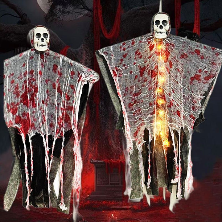Creepy Halloween decor