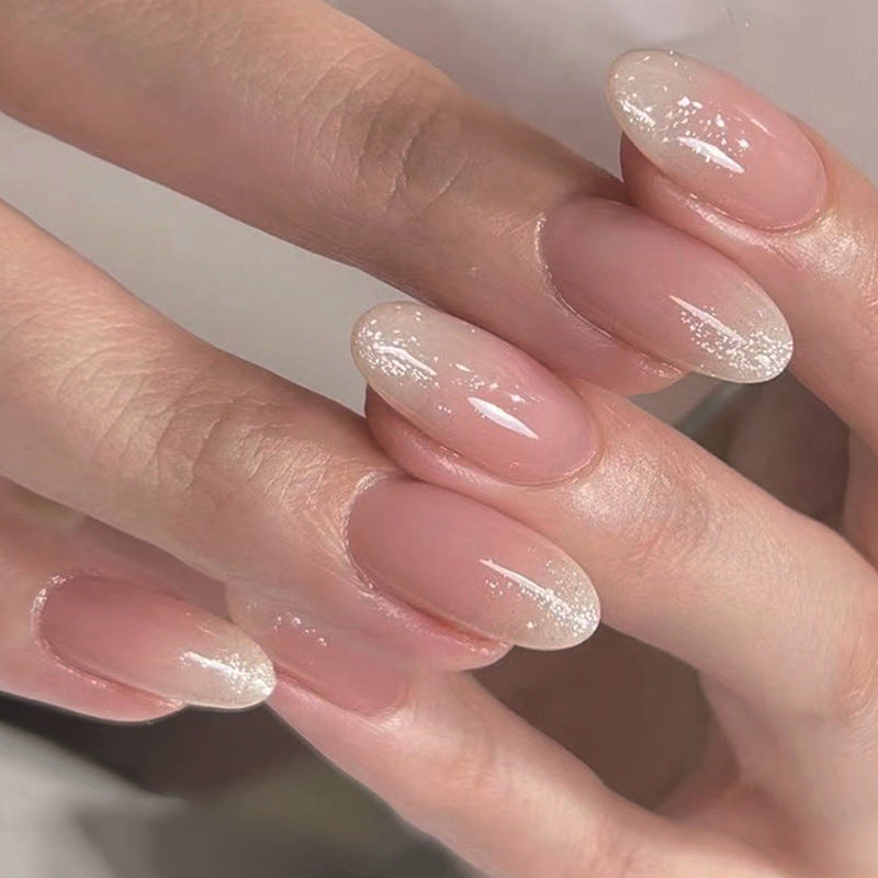 Elegant artificial nails with glitter detail Kalsten