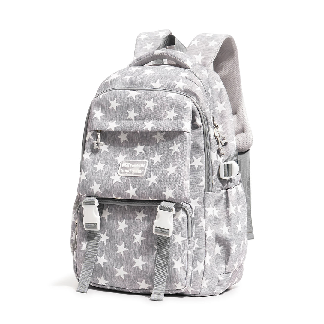 Stylish Star-Embellished Casual Backpack Kalsten