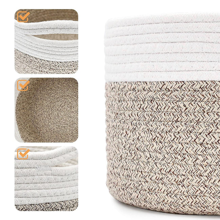 Women's High-Quality and Stylish Storage Basket with Practical Handle Kalsten