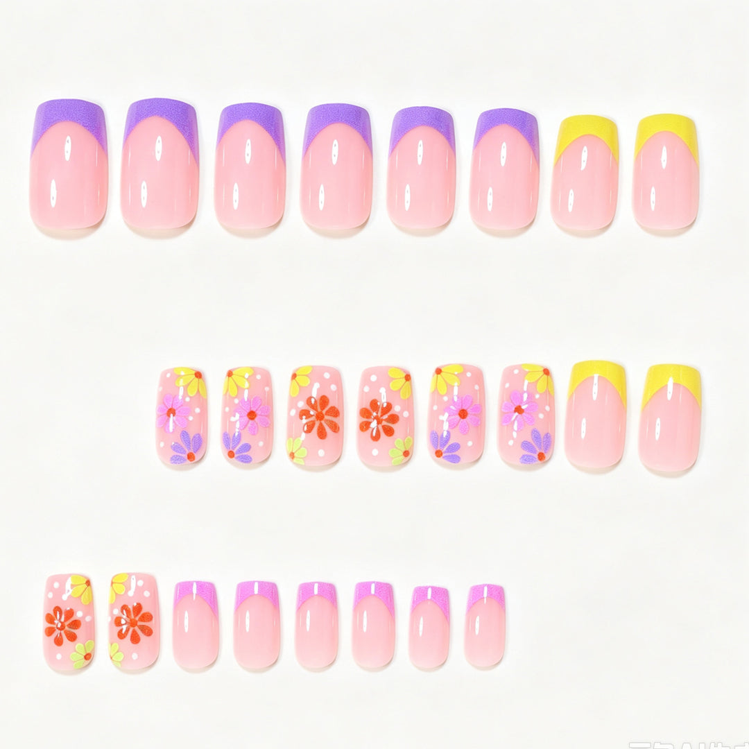 Decorative Floral Nail Art Design Kalsten