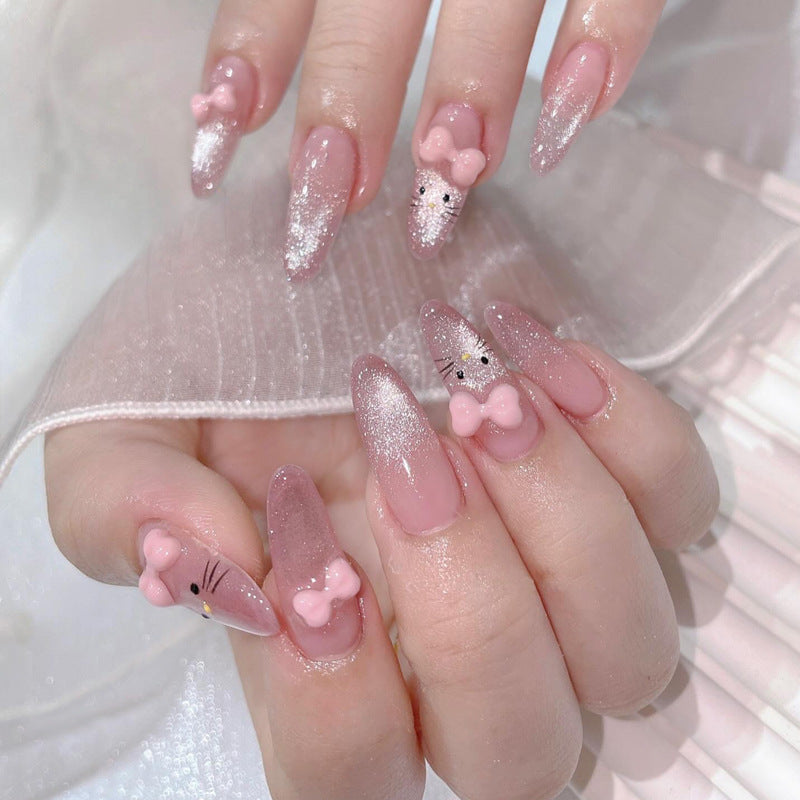 Decorative Glittery Press-On Nail Tips Kalsten