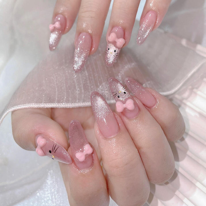 Decorative Glittery Press-On Nail Tips Kalsten