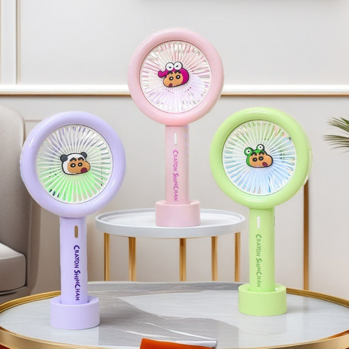 Women Portable Mini Fan with Integrated LED Light Kalsten