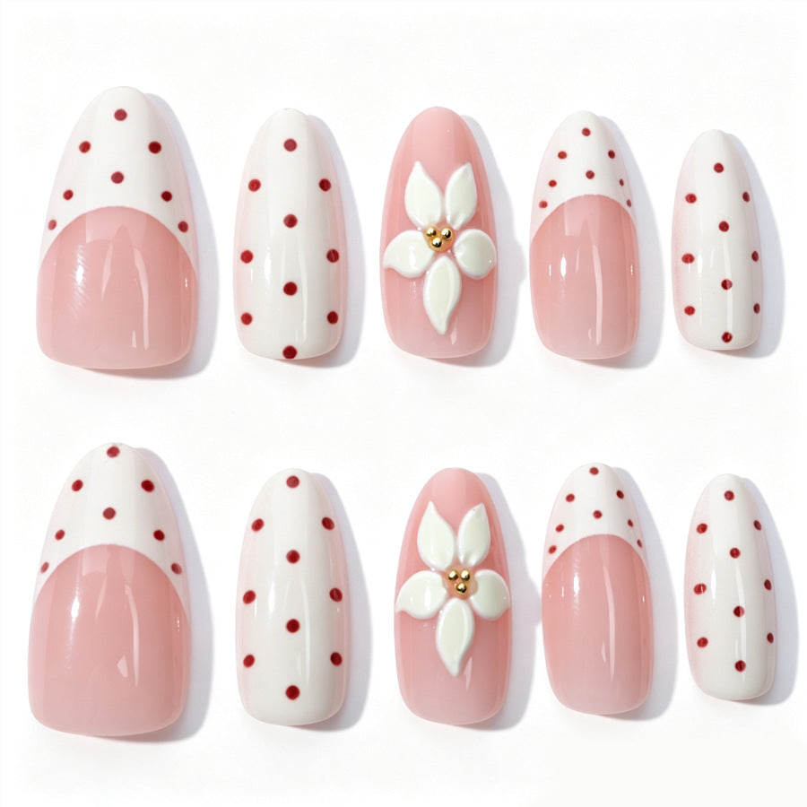 Premium Decorated Press-On Nail Set Kalsten