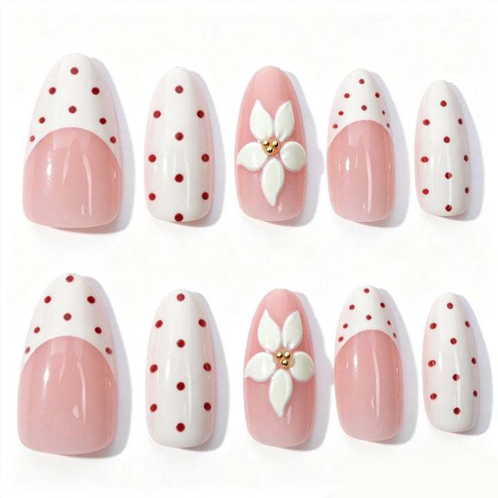 Premium Decorated Press-On Nail Set Kalsten