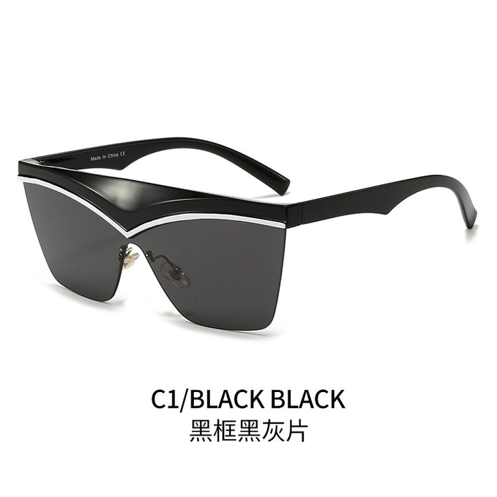 Ladies Designer Sunglasses with Asymmetrical Frame and High-Tech Lenses Kalsten