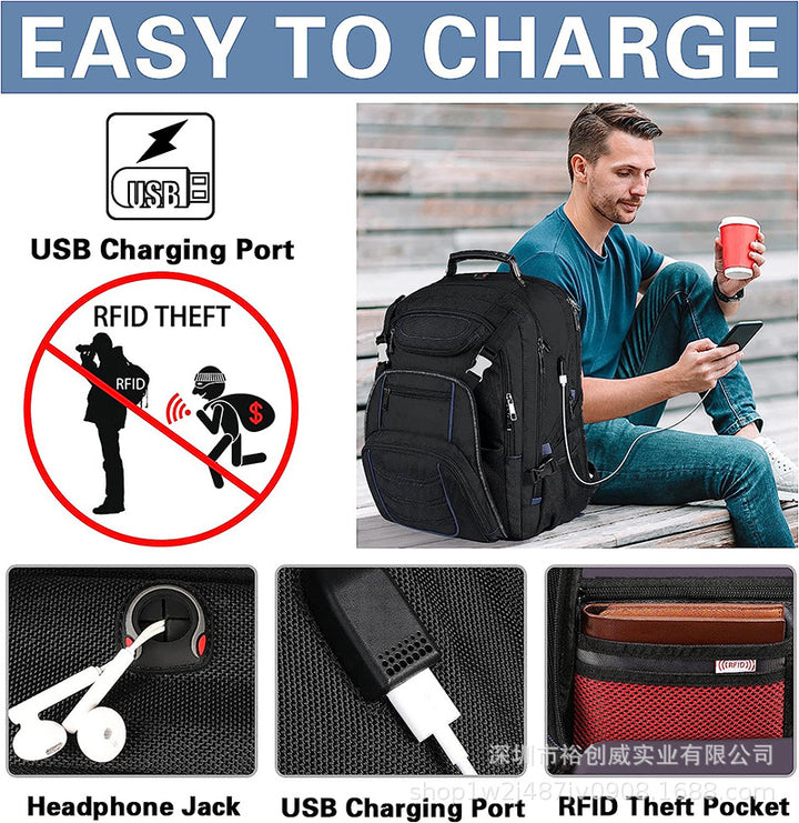 Versatile Tech Backpack with Multiple Compartments Kalsten