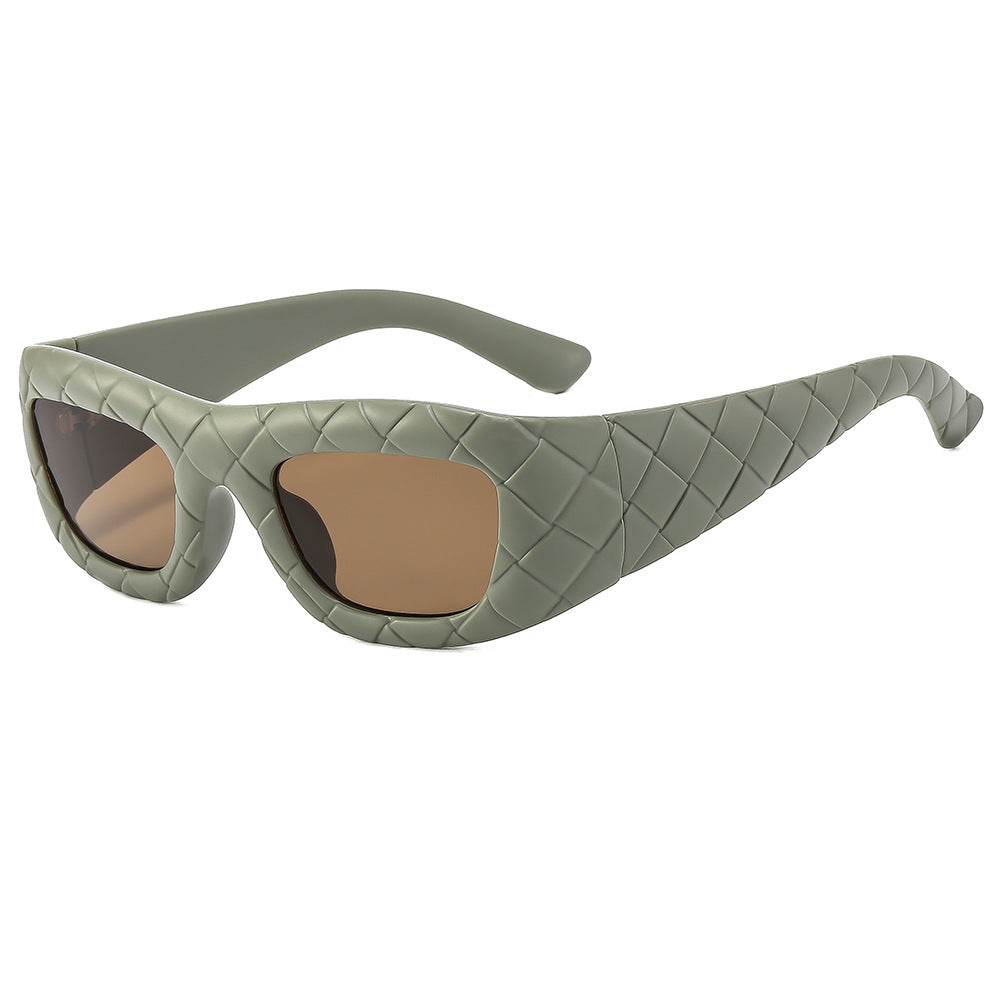 Ladies extravagant sunglasses with textured frame Kalsten