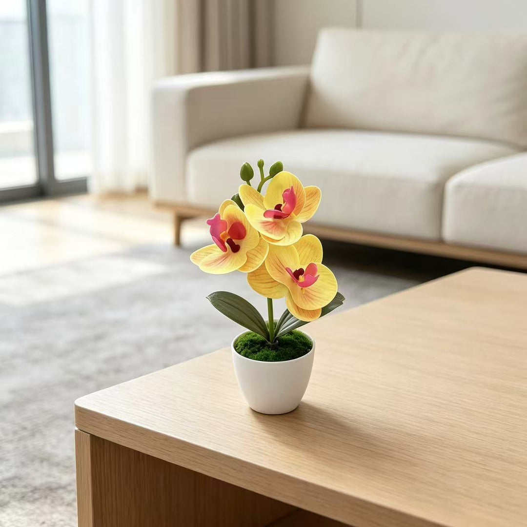 Lifelike Orchid Flower Arrangement