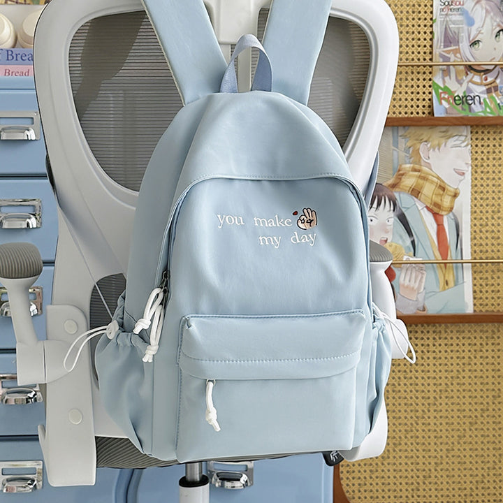 Casual Embroidered Mini Backpack Kalsten