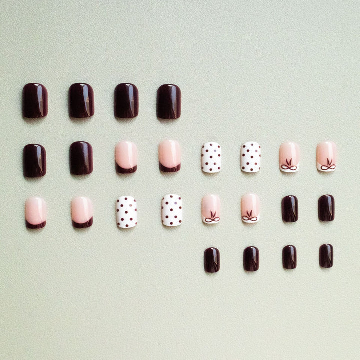 Elegant Abstract Nail Art Design