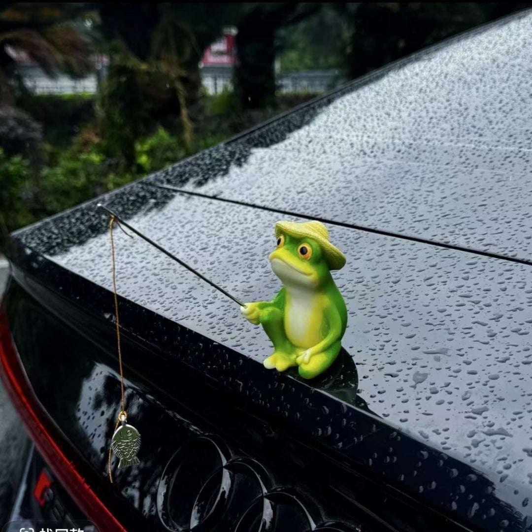 Funny frog figure with umbrella Kalsten