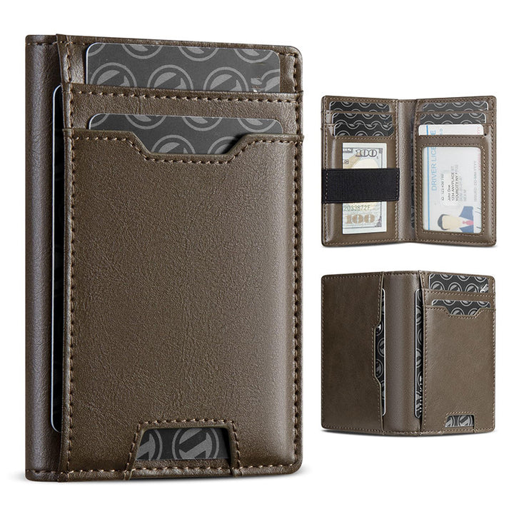 Sleek Multi-Pocket Leather Wallet Kalsten