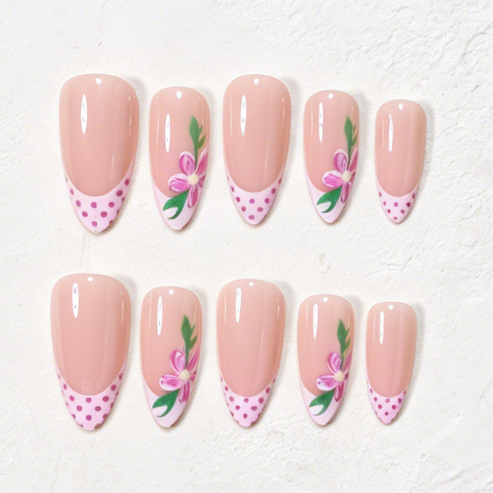 Artistic Floral Design Press-On Nails Kalsten