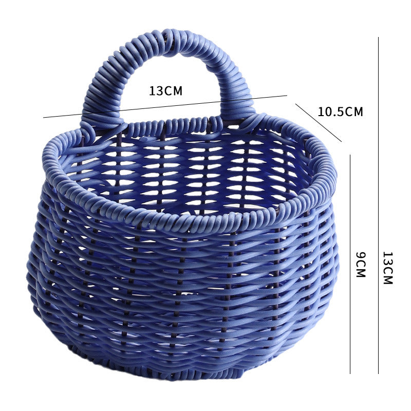 Chic Woven Storage Basket with Ergonomic Handle Kalsten