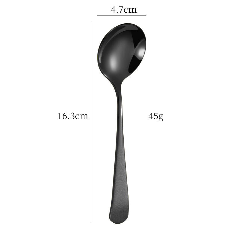 Elegant Dessert Spoon with High-Quality and Non-Slip Grip Design Kalsten