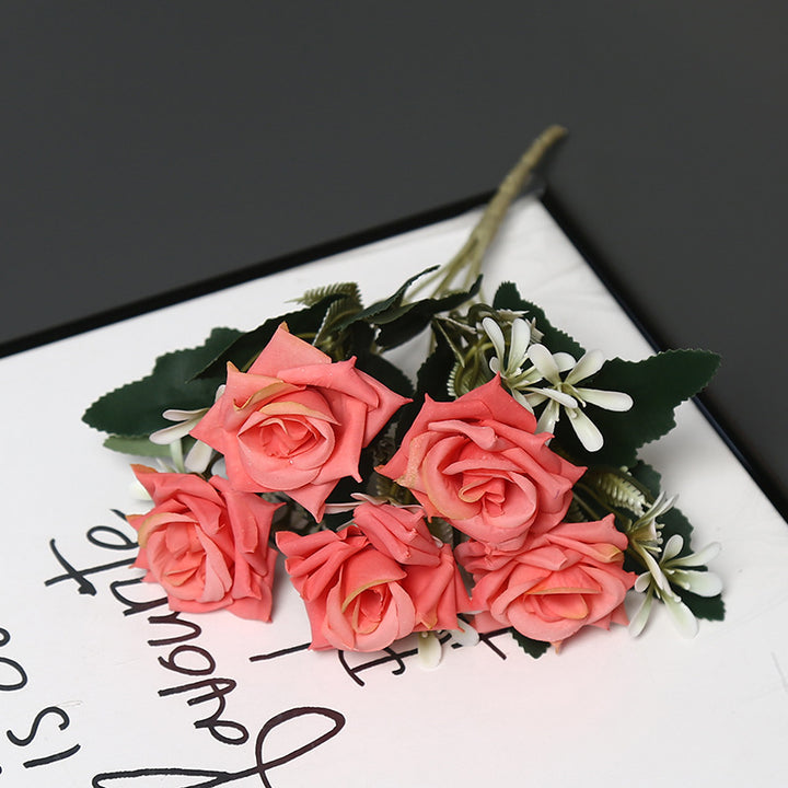 Realistic Artificial Rose Bouquet