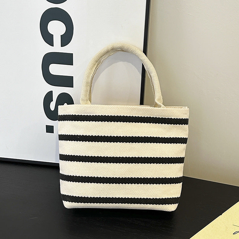 WoStriped Canvas Tote Bag Kalsten