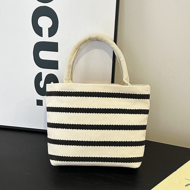 WoStriped Canvas Tote Bag Kalsten