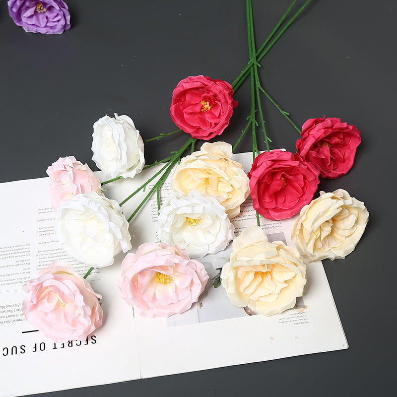 Elegant Silk Floral Stem for Home Decor Display