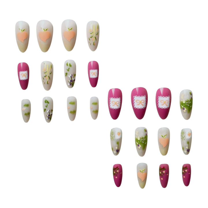 Artistic Floral Nail Art Design Set