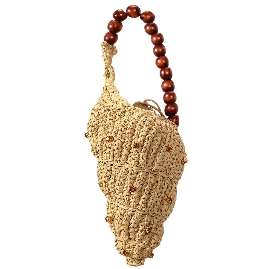Artistic Shell-Shaped Handbag
