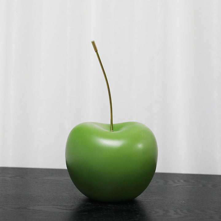 Decorative Green Apple Sculpture
