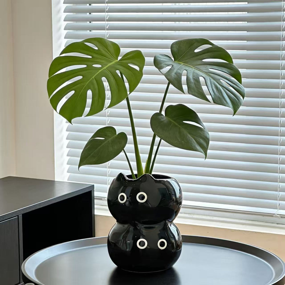 Ceramic Cat Planter