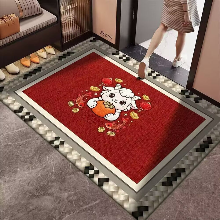 Cute Cartoon Animal Themed Area Rug