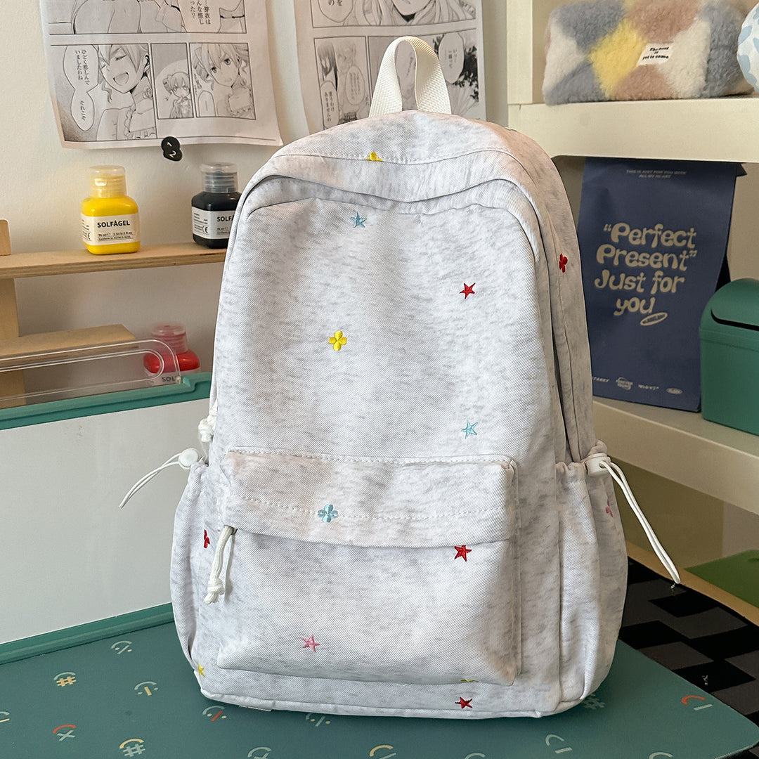 Casual Embroidered Star Backpack Kalsten