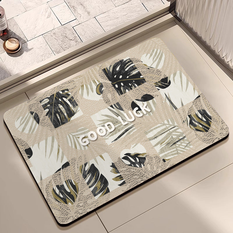 Decorative Motivational Bath Mat Kalsten