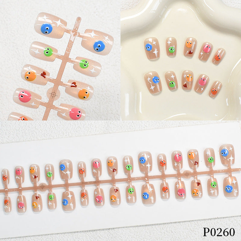 Playful Cartoon Fish Design Press-On Nail Set Kalsten