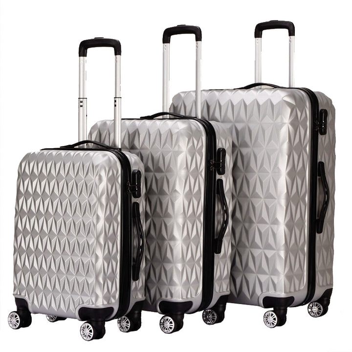 Unisex Textured Hard Shell Cabin Suitcase Kalsten