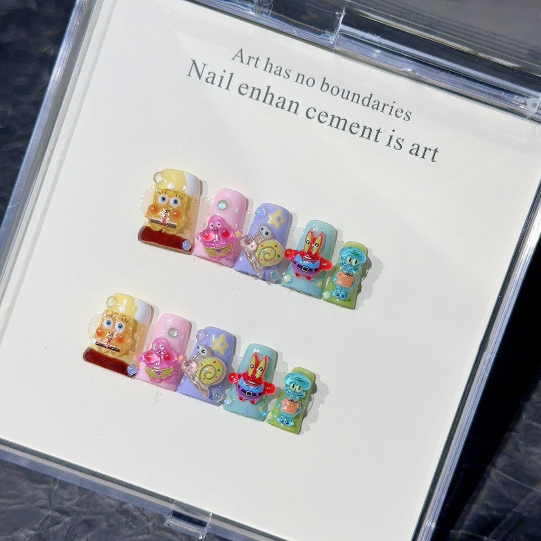 Whimsical Cartoon Nail Art Accessories